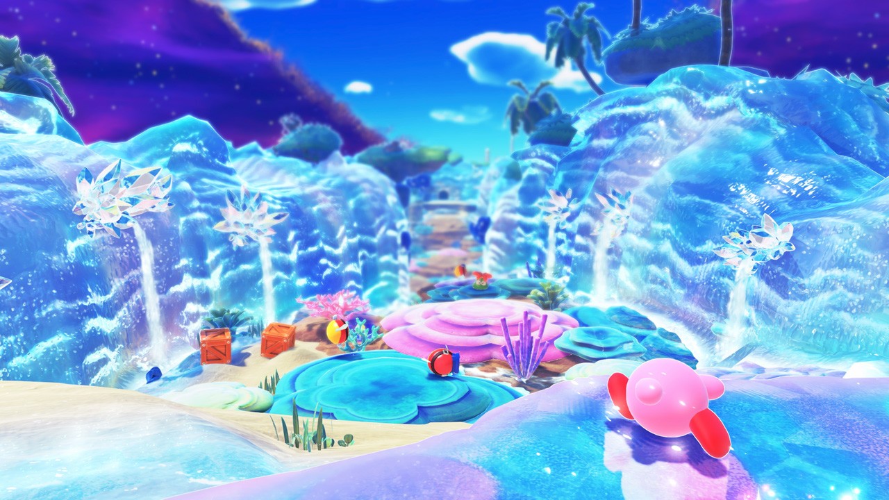 海が割れて、海底探索ができるように