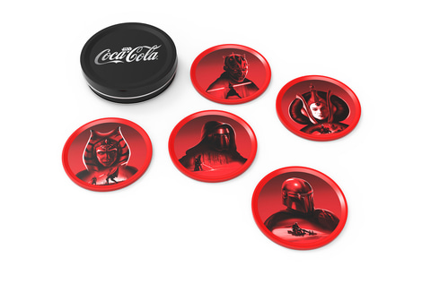 コカコーラ スターウォーズ コラボ コースター5枚セット Starwars コカコーラ スターウォーズ コラボ コースター5枚セット