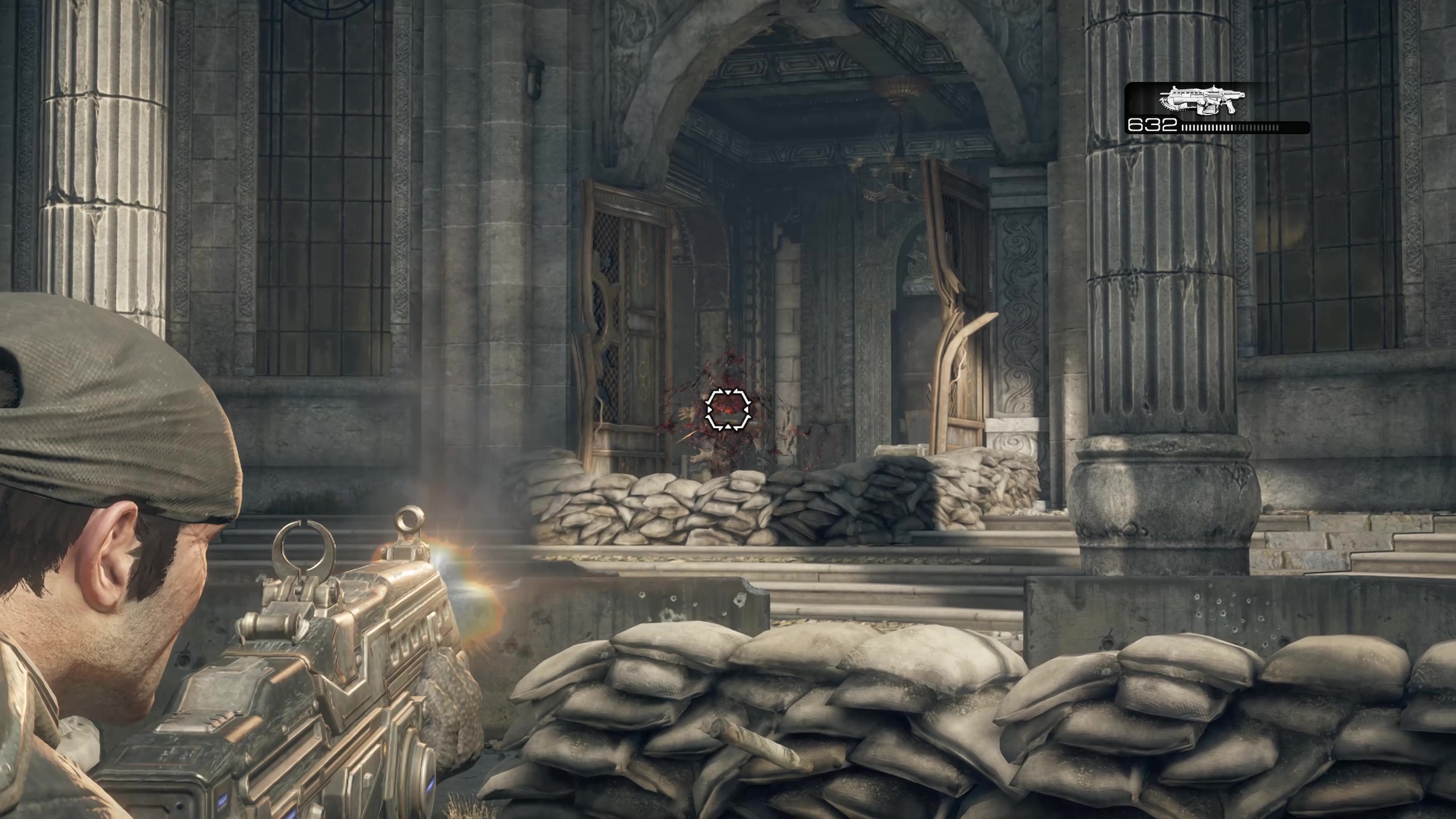 多少難しいけれども手に汗握る攻防が味わえる、それが「Gears of War」の魅力だ