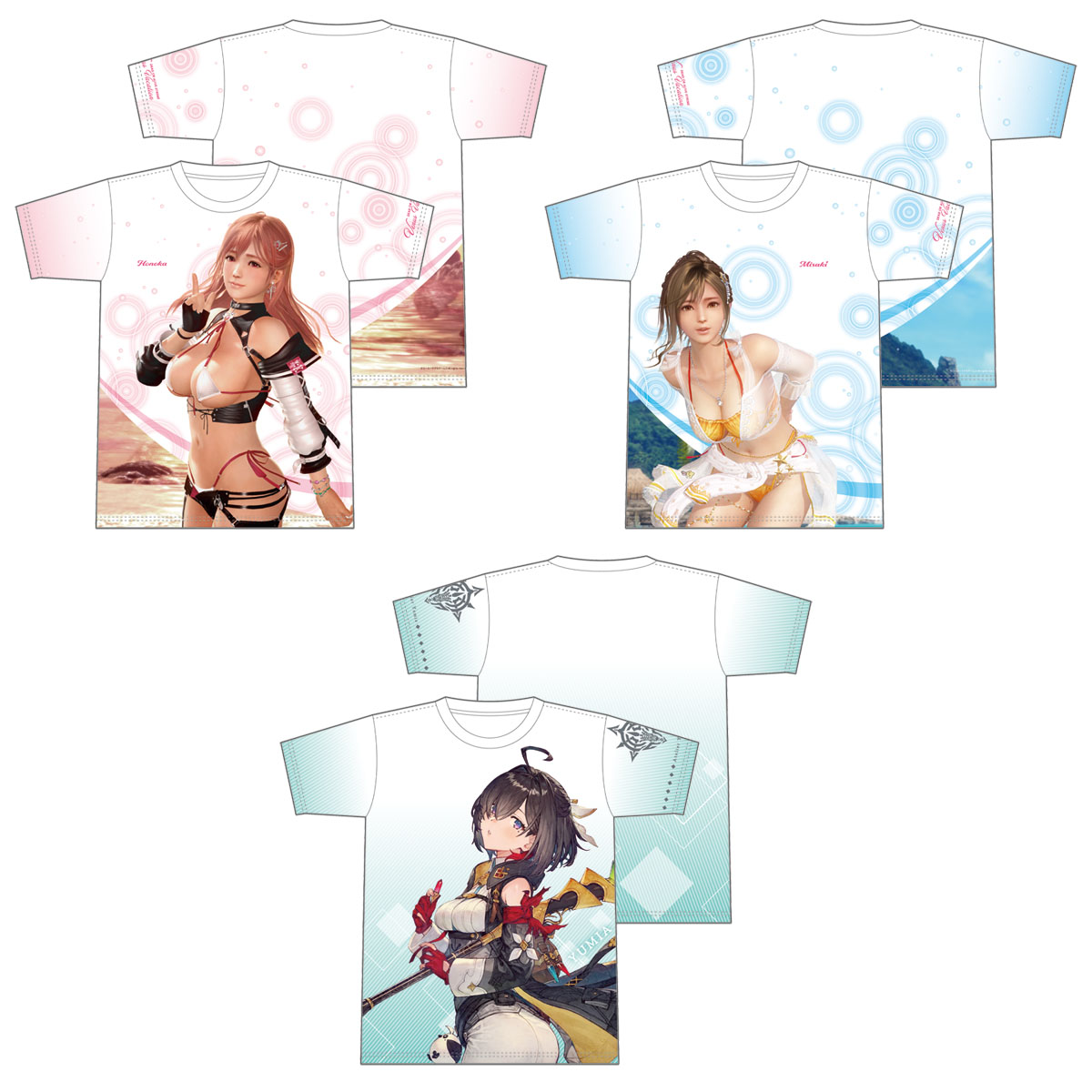 フルグラフィックTシャツ 価格:各 7,700円