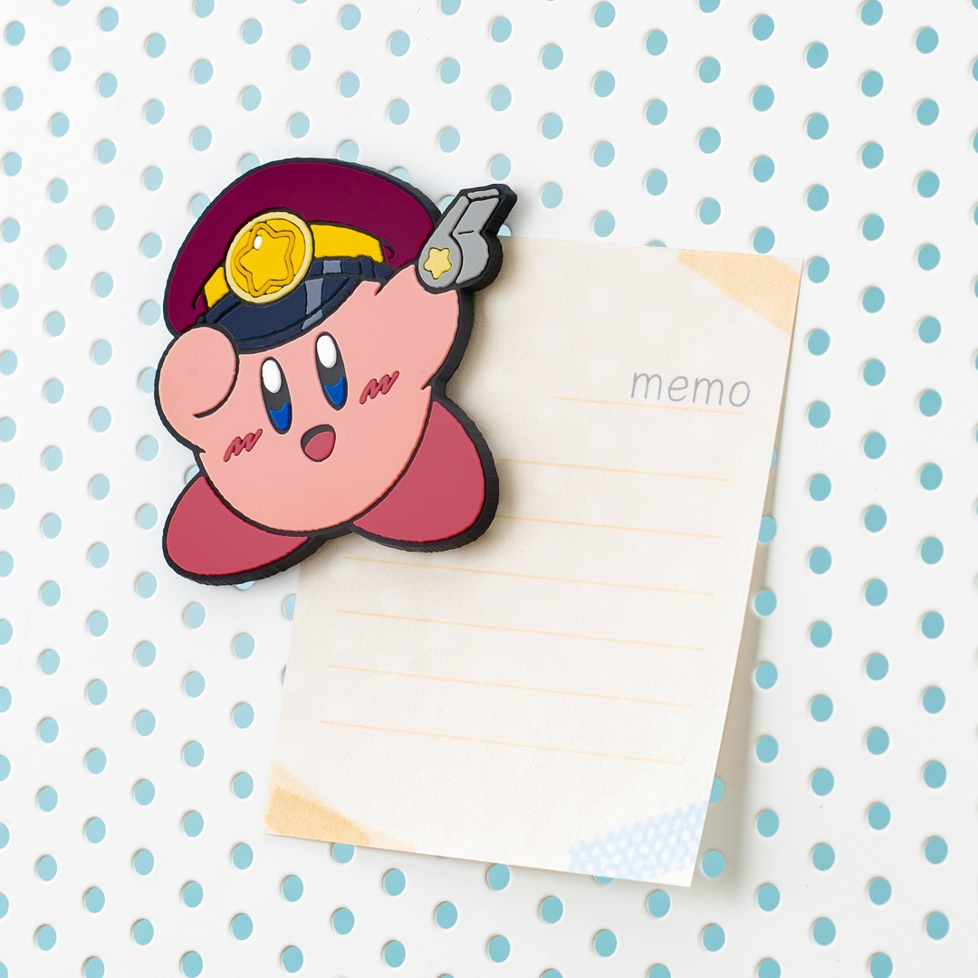 参加賞の「星のカービィ×阪急電車」オリジナルラバーマグネット