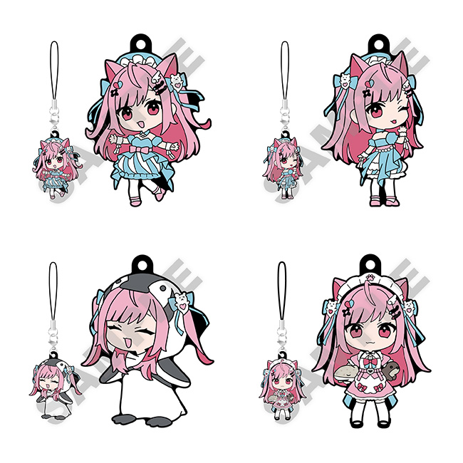 「ラバーストラップ（全4種）」価格：880円