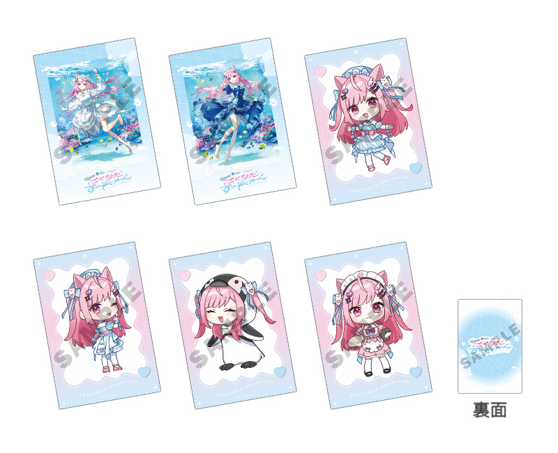 店舗限定グッズ購入特典「イラストカード」（コラボグッズを2,200円購入毎に1枚プレゼント）