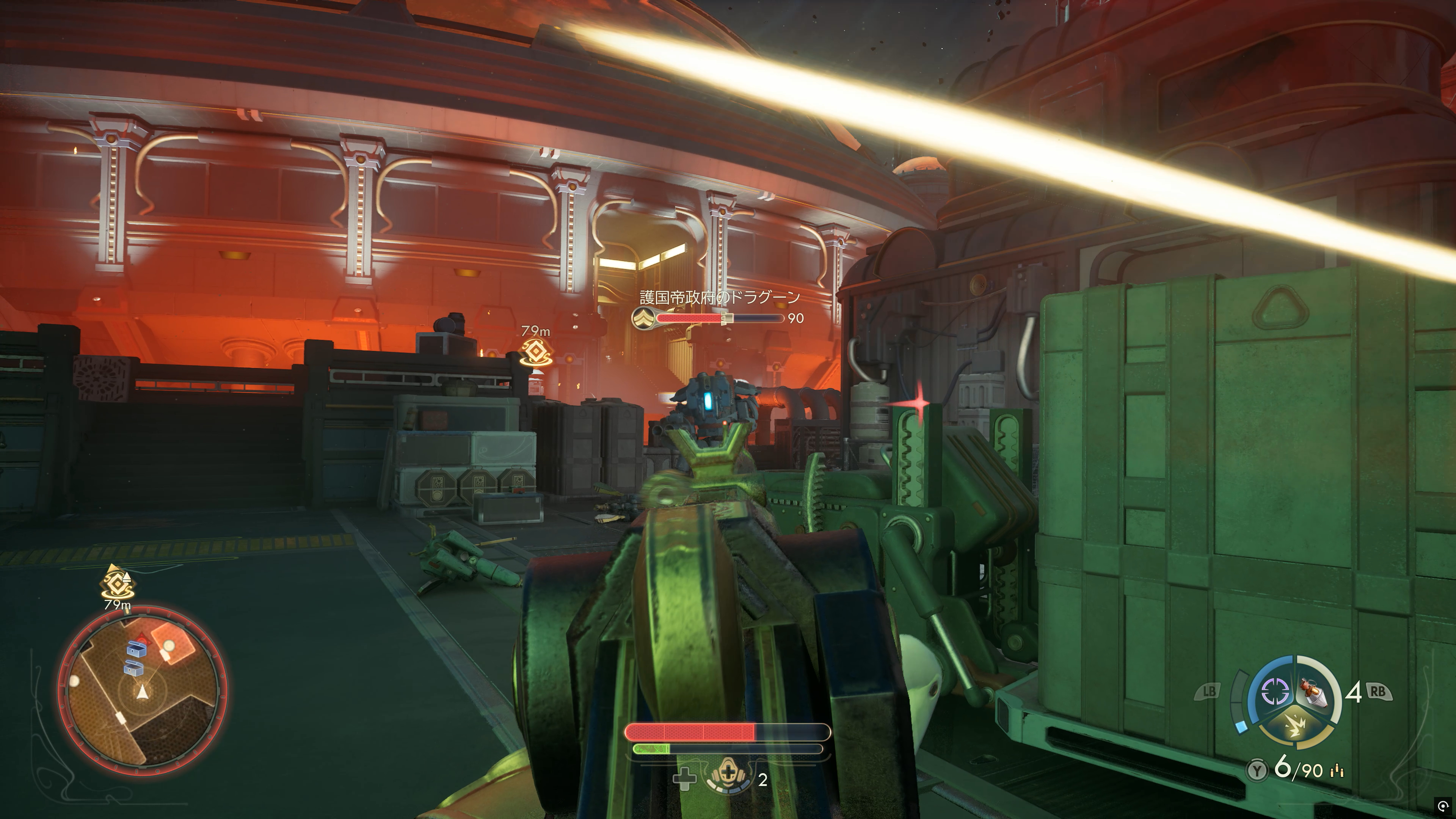 中央司令室へのルートは敵と正面から戦っていくルートとなる