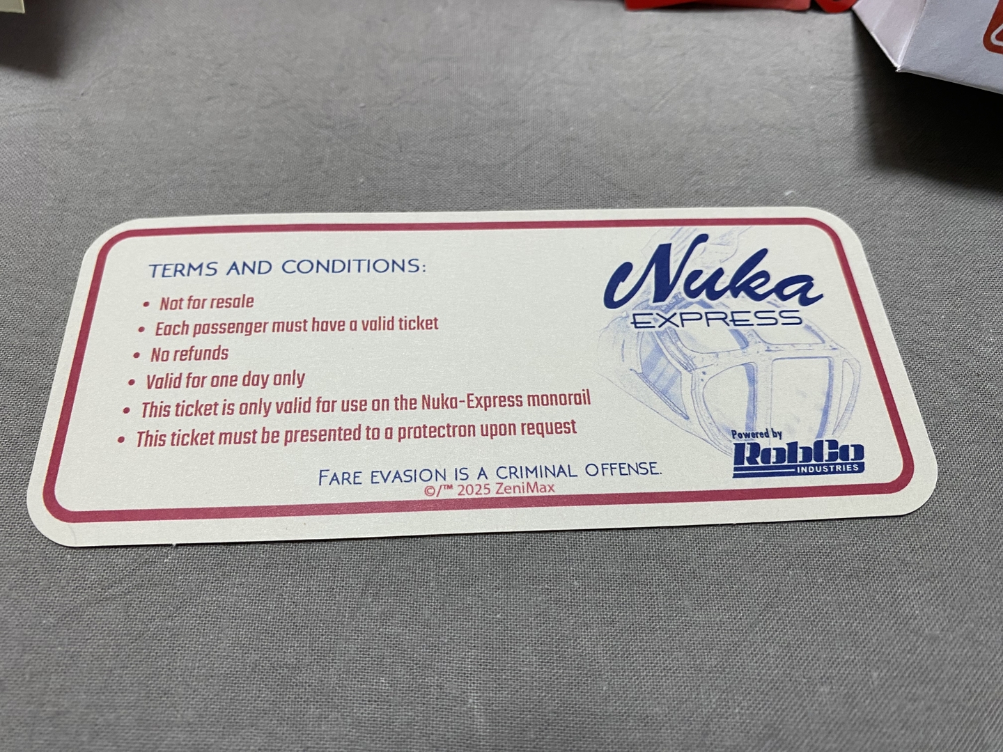 チケットによればプロテクトロンに見せる必要があるようだ