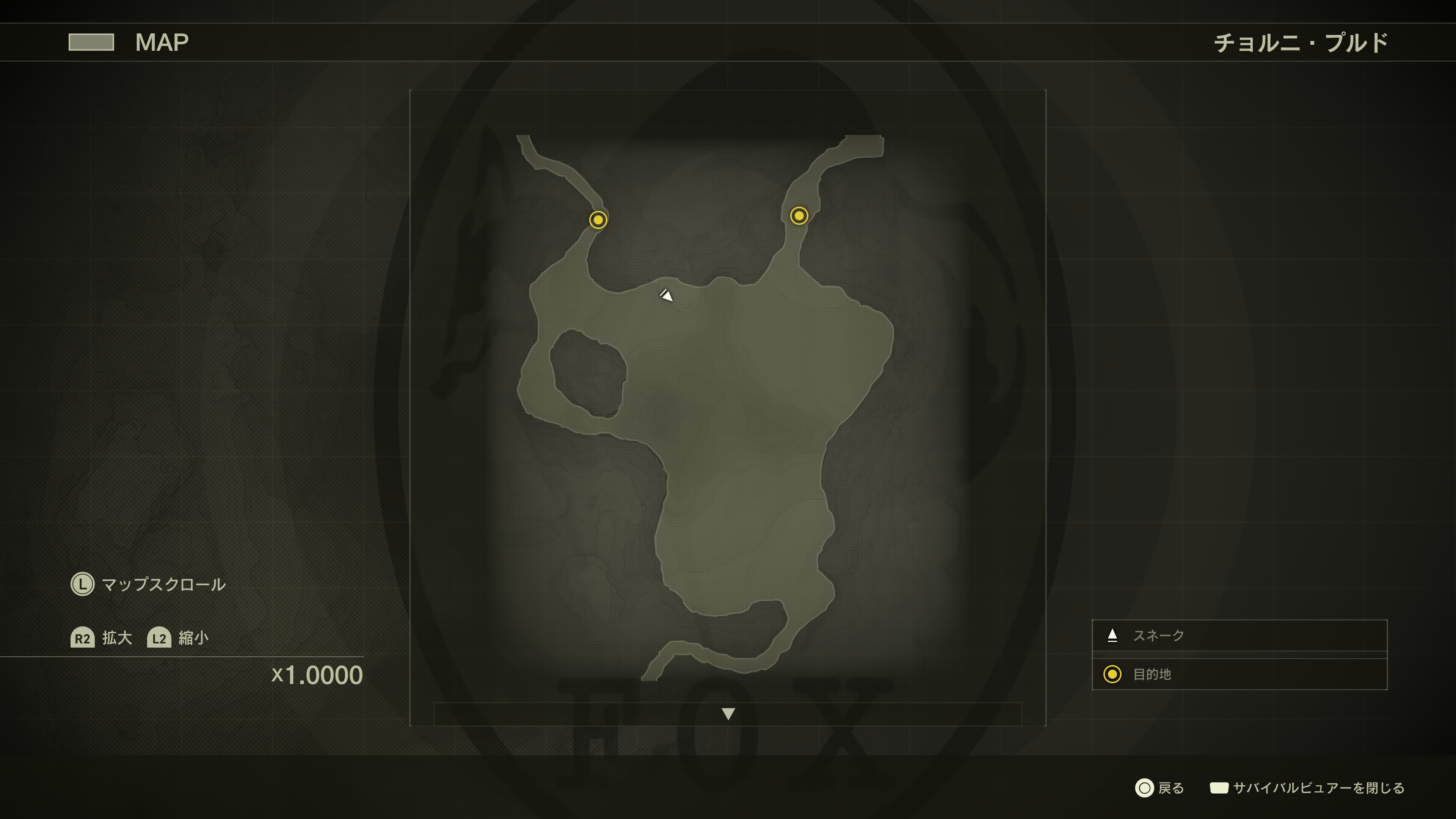 チョルニ・プルドの中央北にワニキャップは配置されている