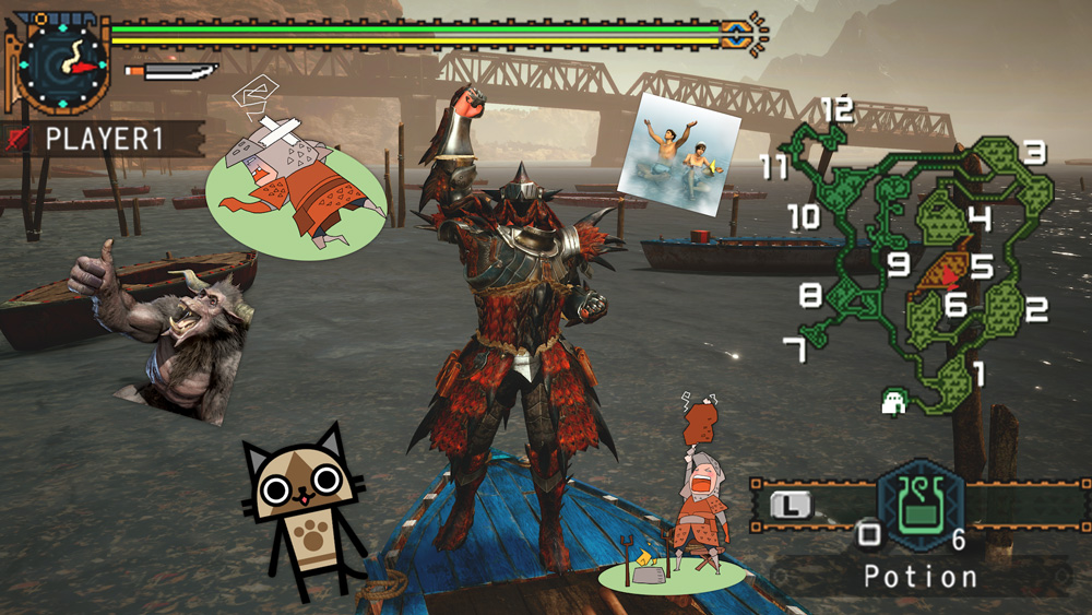 前回のコラボで登場した「モンスターハンター 」テーマのファイティングパスも復刻配信