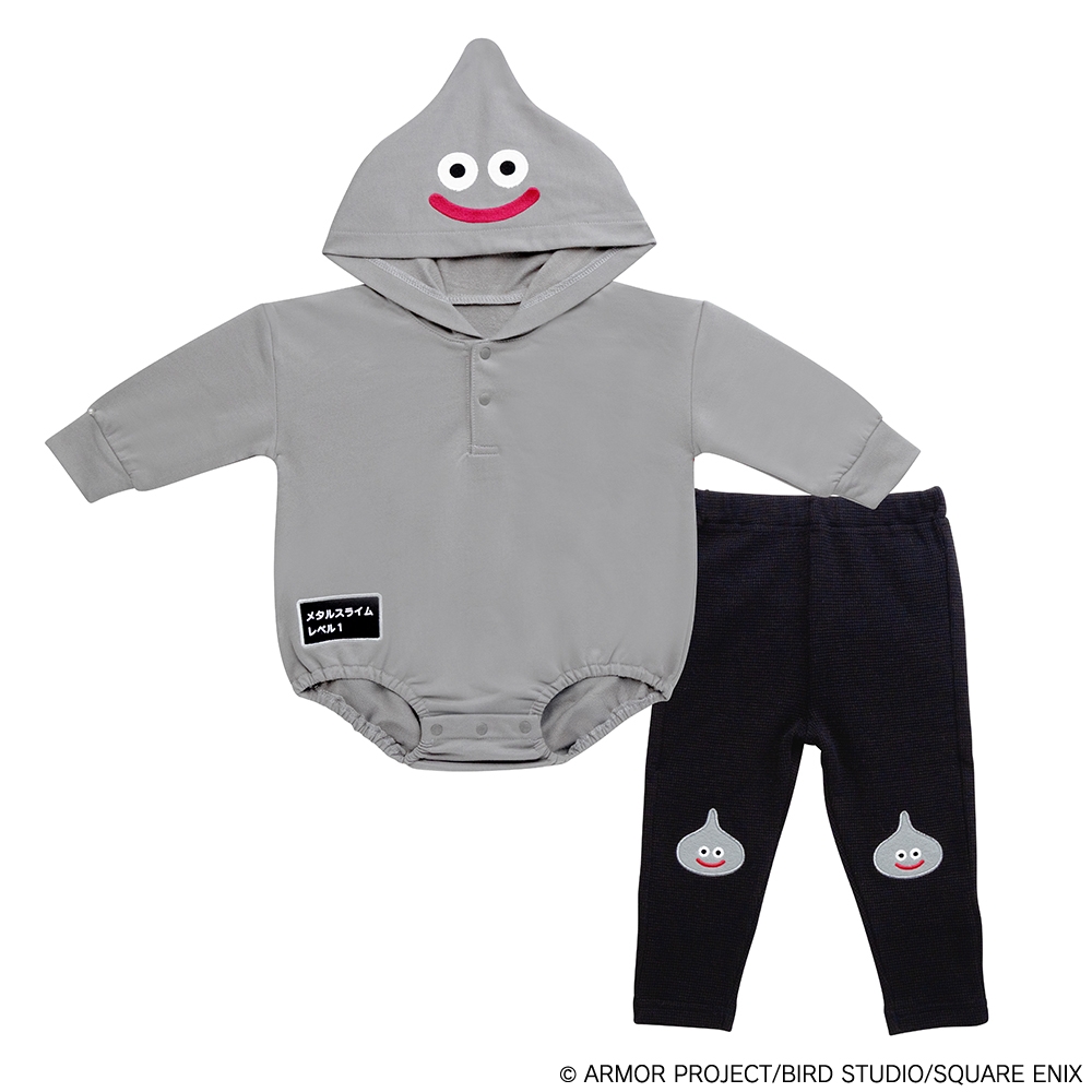 ドラクエベビー＆キッズ レギンス付きボディスーツ メタルスライム 価格：4,299円
