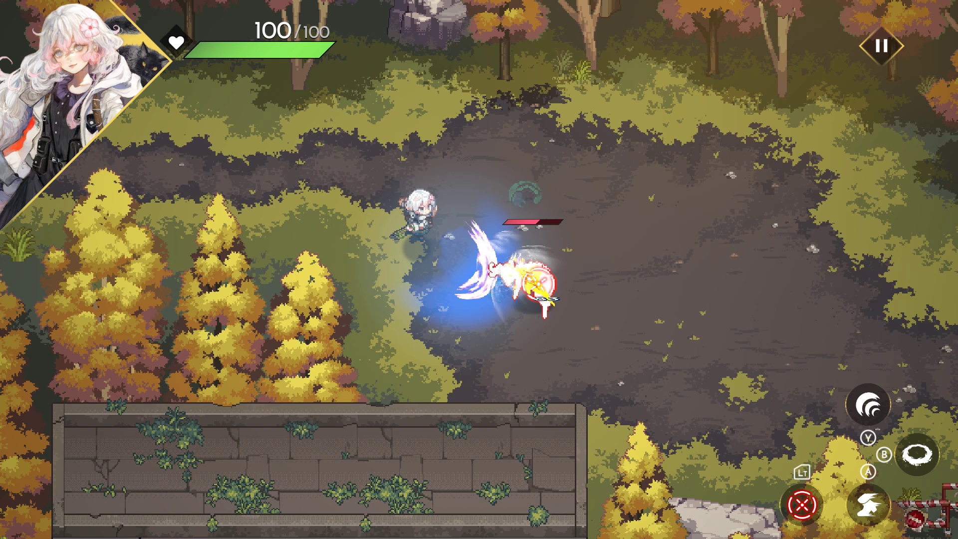 通常攻撃は3連撃の物理攻撃を繰り出す