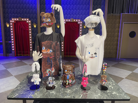 USJ - ハミクママスコットキーチェーン　USJユニバーサル ハミクマのマスコットキーチェーン（USJハミクマグッズ2024
