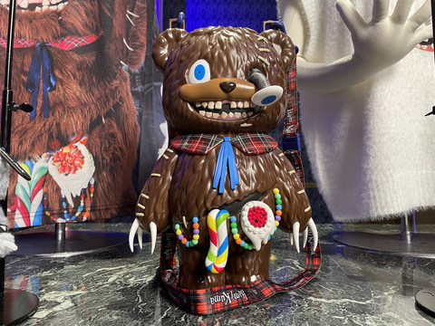 USJ - ハミクママスコットキーチェーン　USJユニバーサル　ニンテンドー ハミクマのマスコットキーチェーン（USJハミクマグッズ2024