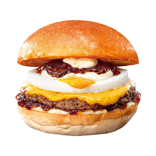 和風半熟月見 絶品チーズバーガー