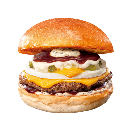 トリュフ薫る半熟月見 絶品チーズバーガー
