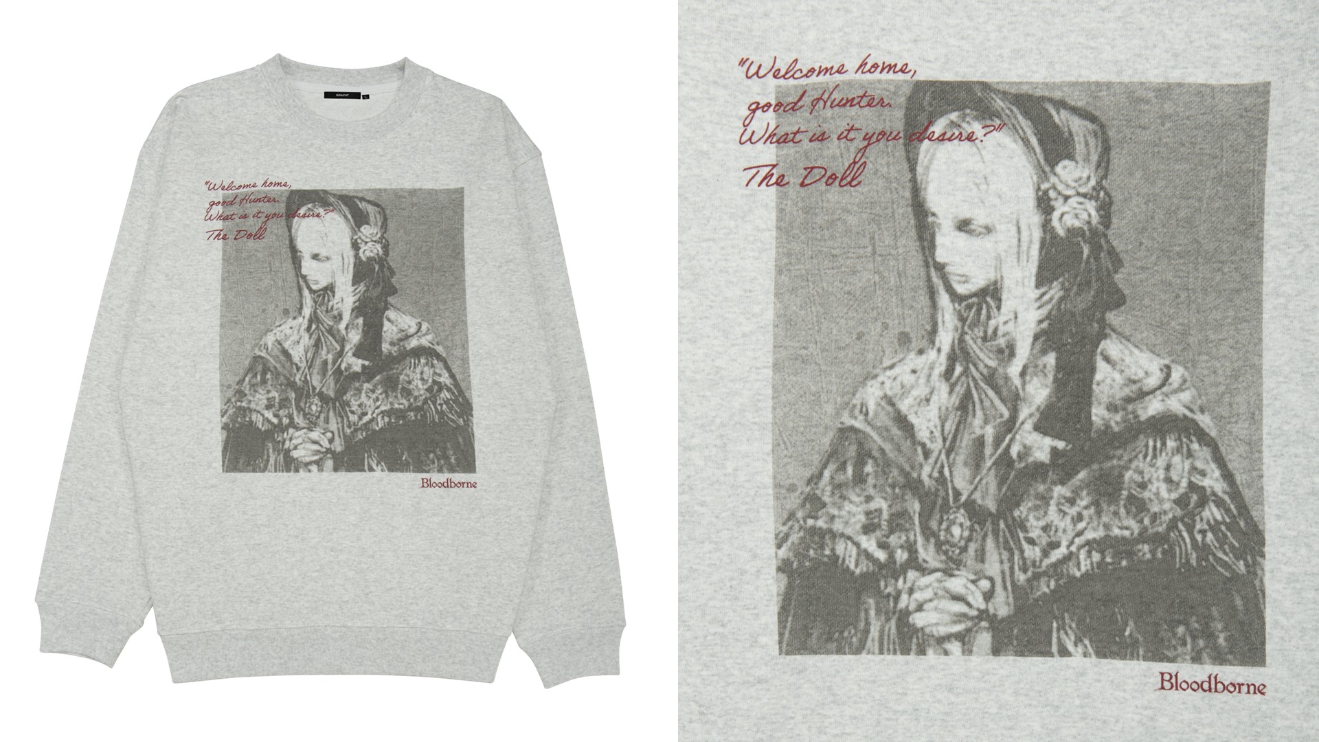 Bloodborne スウェット 人形（M/L/XL）9,900円