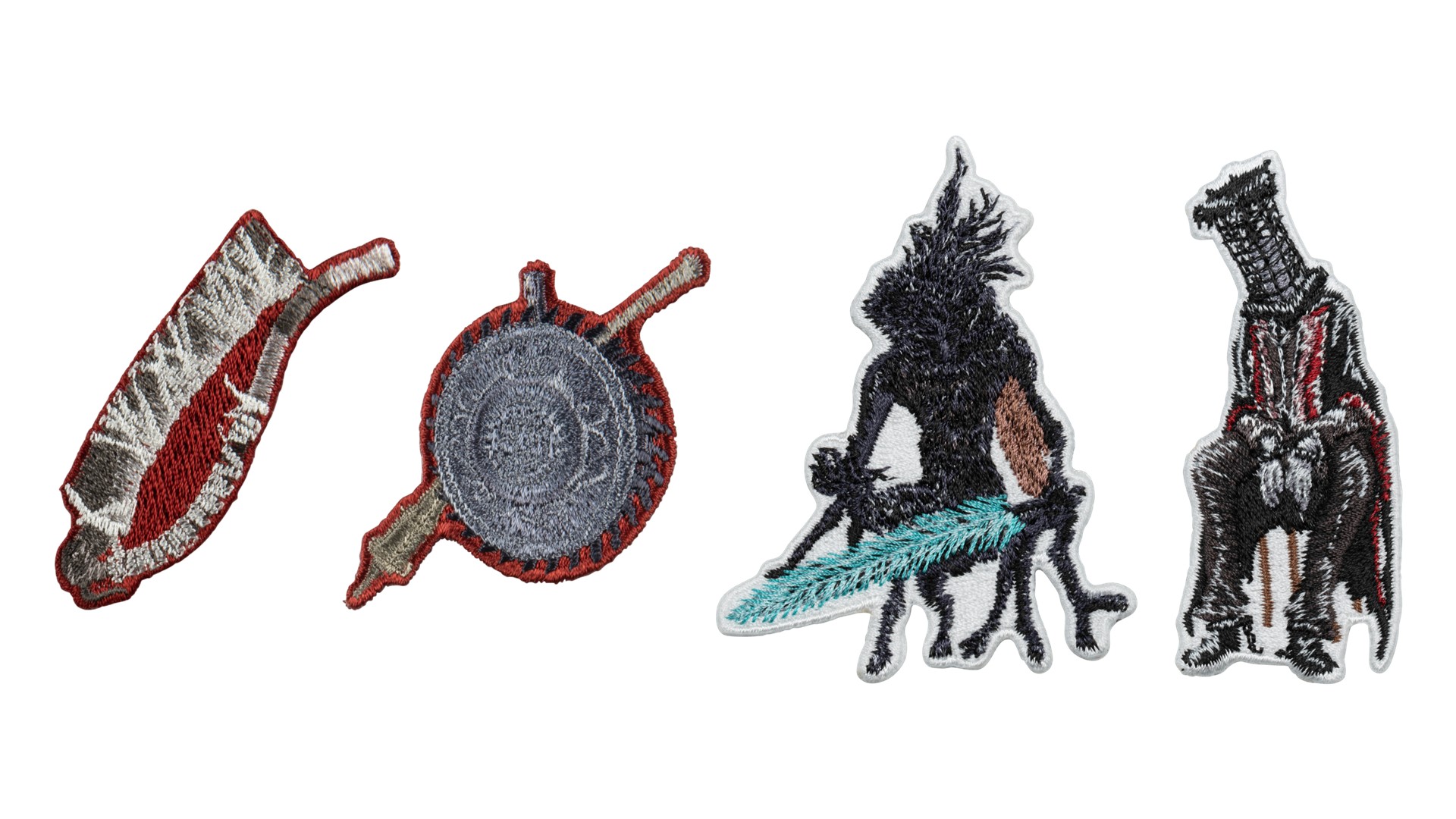 Bloodborne 刺繍ステッカー 4種 各1,980円