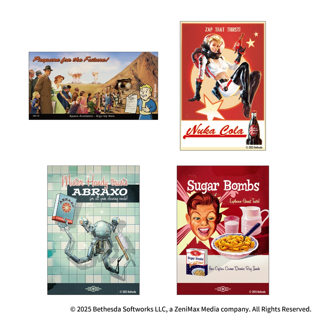 「Fallout ステッカー（企業ポスター柄）」935円