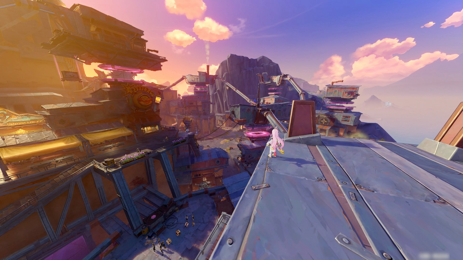 夕暮れのナシャタウン