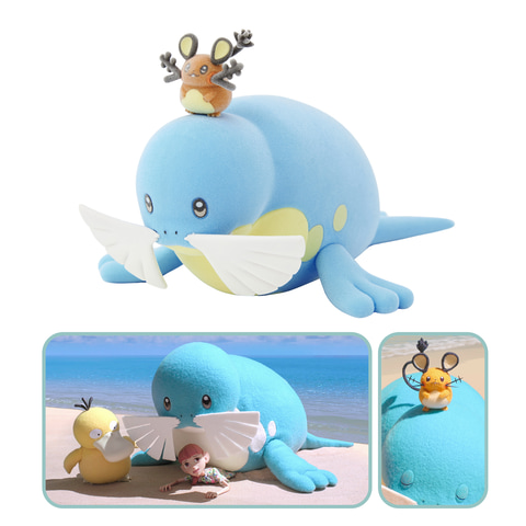 ポージングぬいぐるみ コダック ポケモンコンシェルジュ　５体 ポージングぬいぐるみ コダック ポケモンコンシェルジュ
