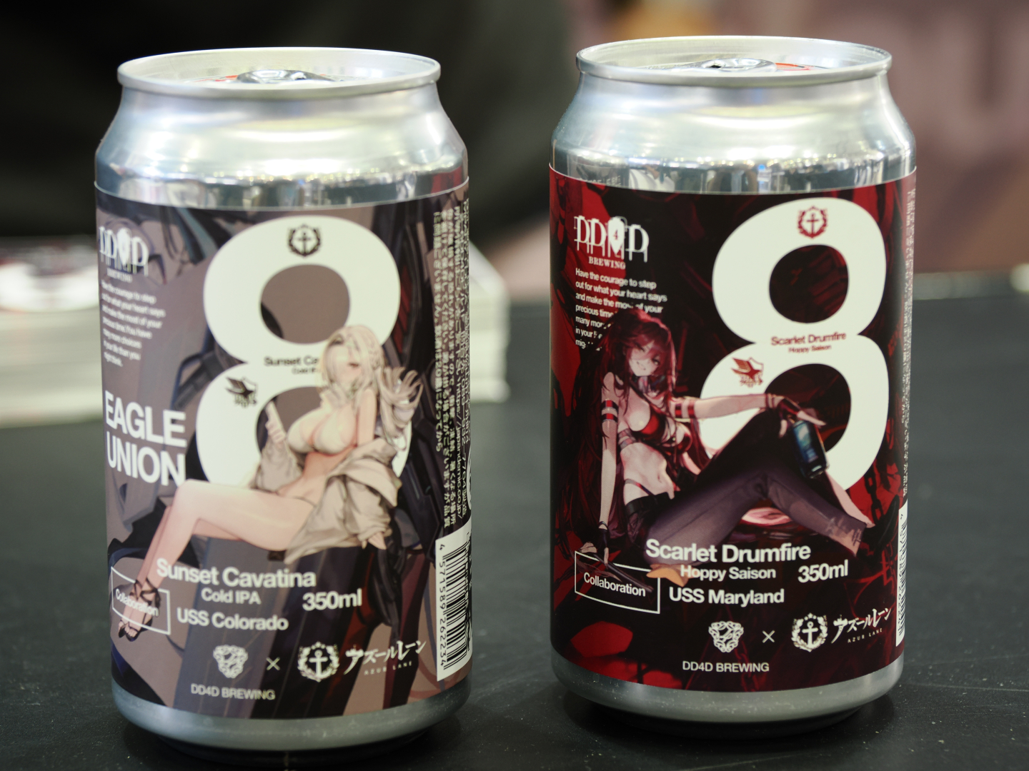 右が「Scarlet Drumfire」、左は「Sunset Cavatina」