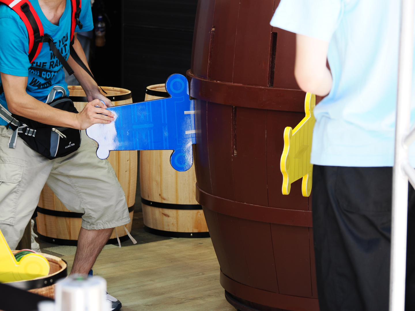 オフニャが飛び出せば大当たりとなりミニステッカーがプレゼントされる