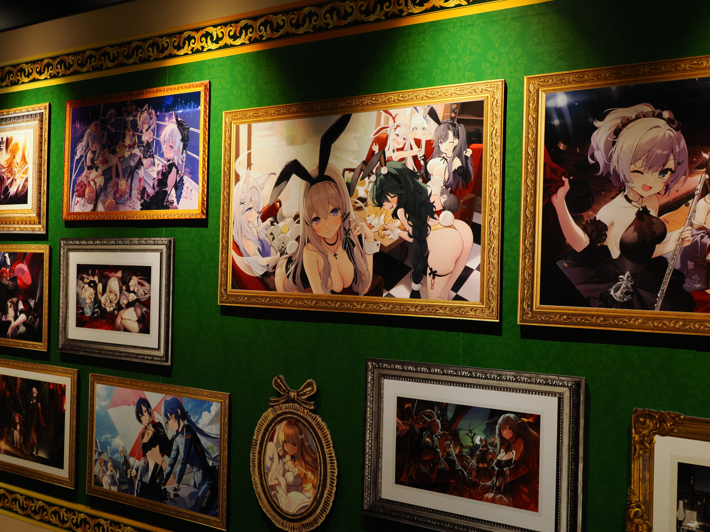 イラストも多数展示