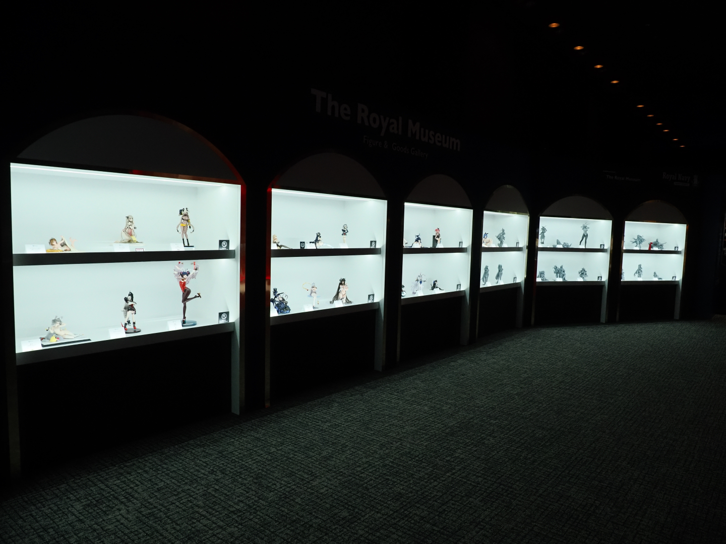 発売済み・予約中のフィギュアの原型も展示されていた