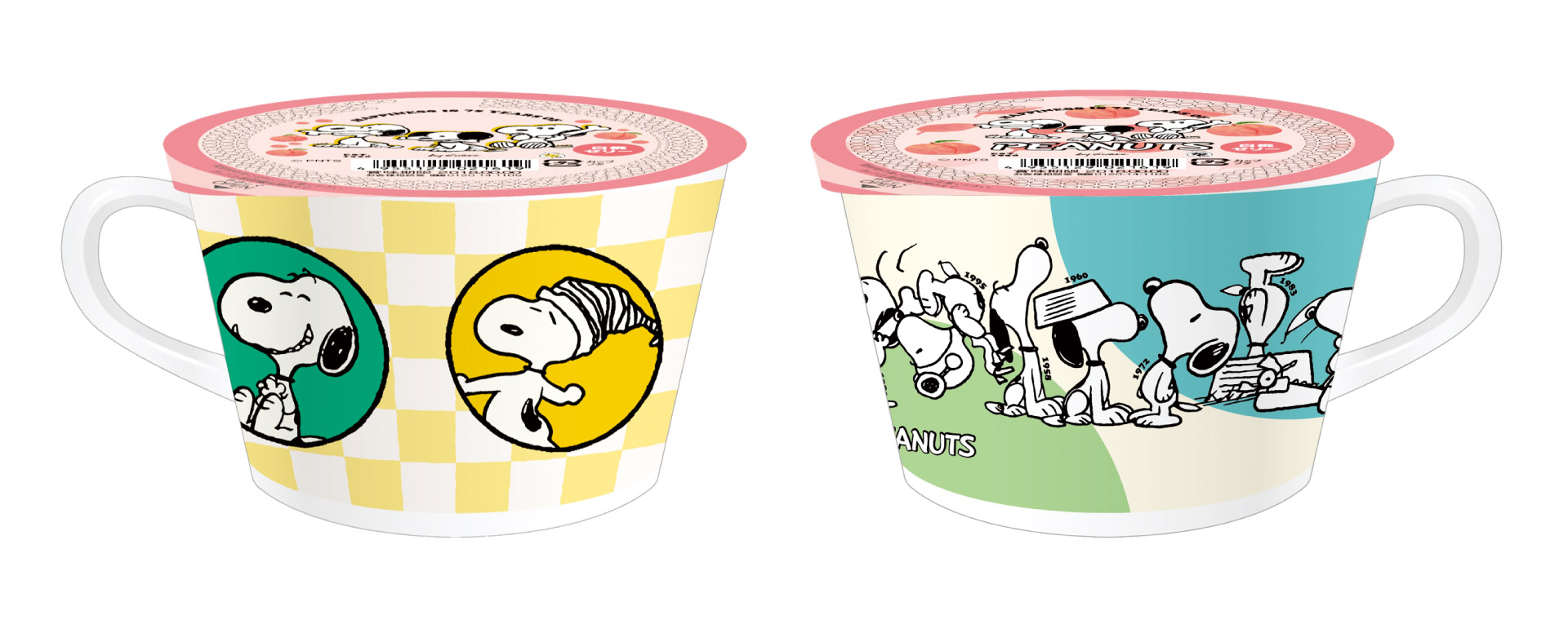 スヌーピーマグ＆白桃ゼリー