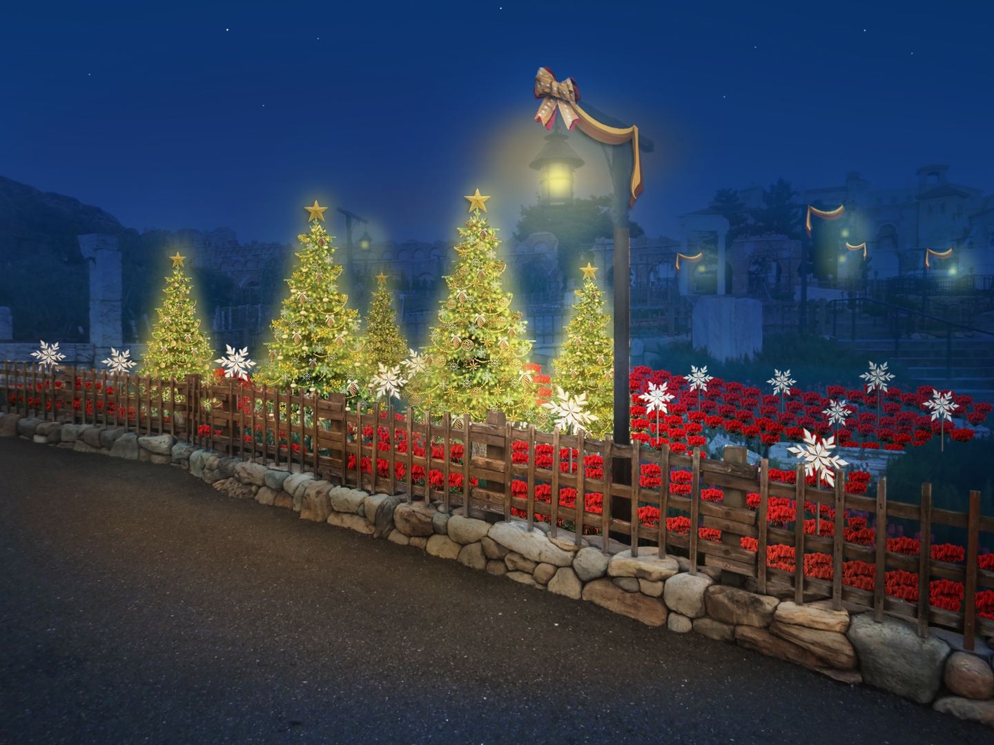 メディテレーニアンハーバーの新規デコレーション