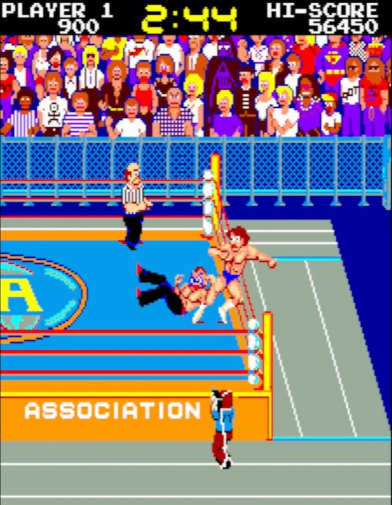 まるでテレビのプロレス中継を見ているかのような、リアルかつ迫力満点のビジュアルは衝撃だった