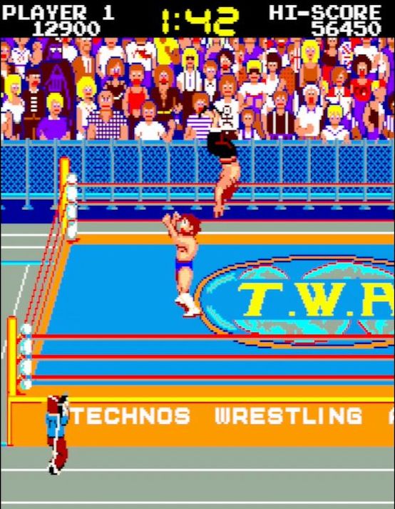 相手を豪快に後方へ投げ飛ばす、ショルダースルーも繰り出せる