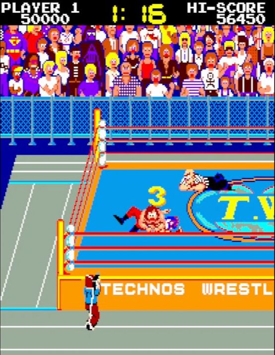 勝利を確信したときは、ついついレフェリーといっしょに3カウントを叫びたくなってしまう