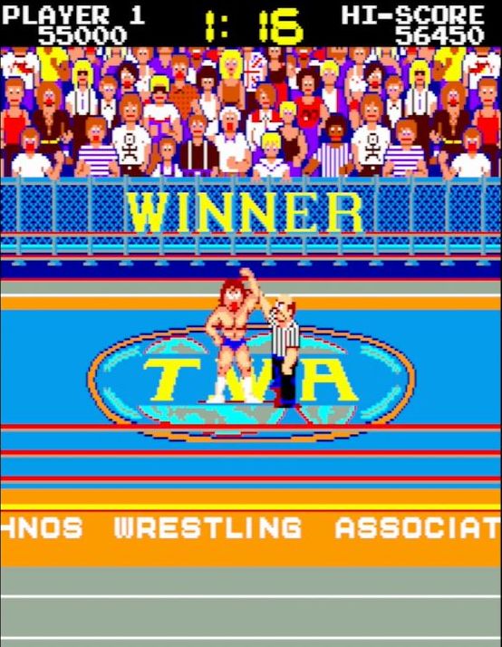 勝利を確信したときは、ついついレフェリーといっしょに3カウントを叫びたくなってしまう