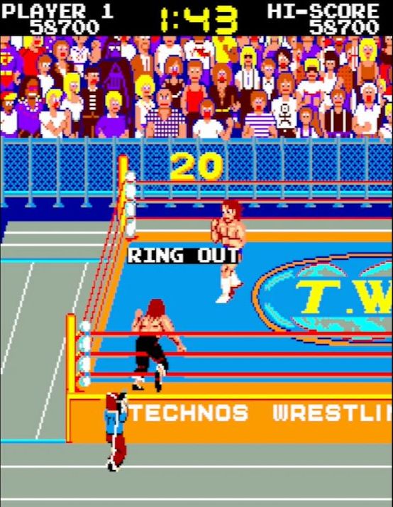 場外乱闘も思うがまま。弱った相手にはリングアウトによるセコイ（？）勝ち方も狙える