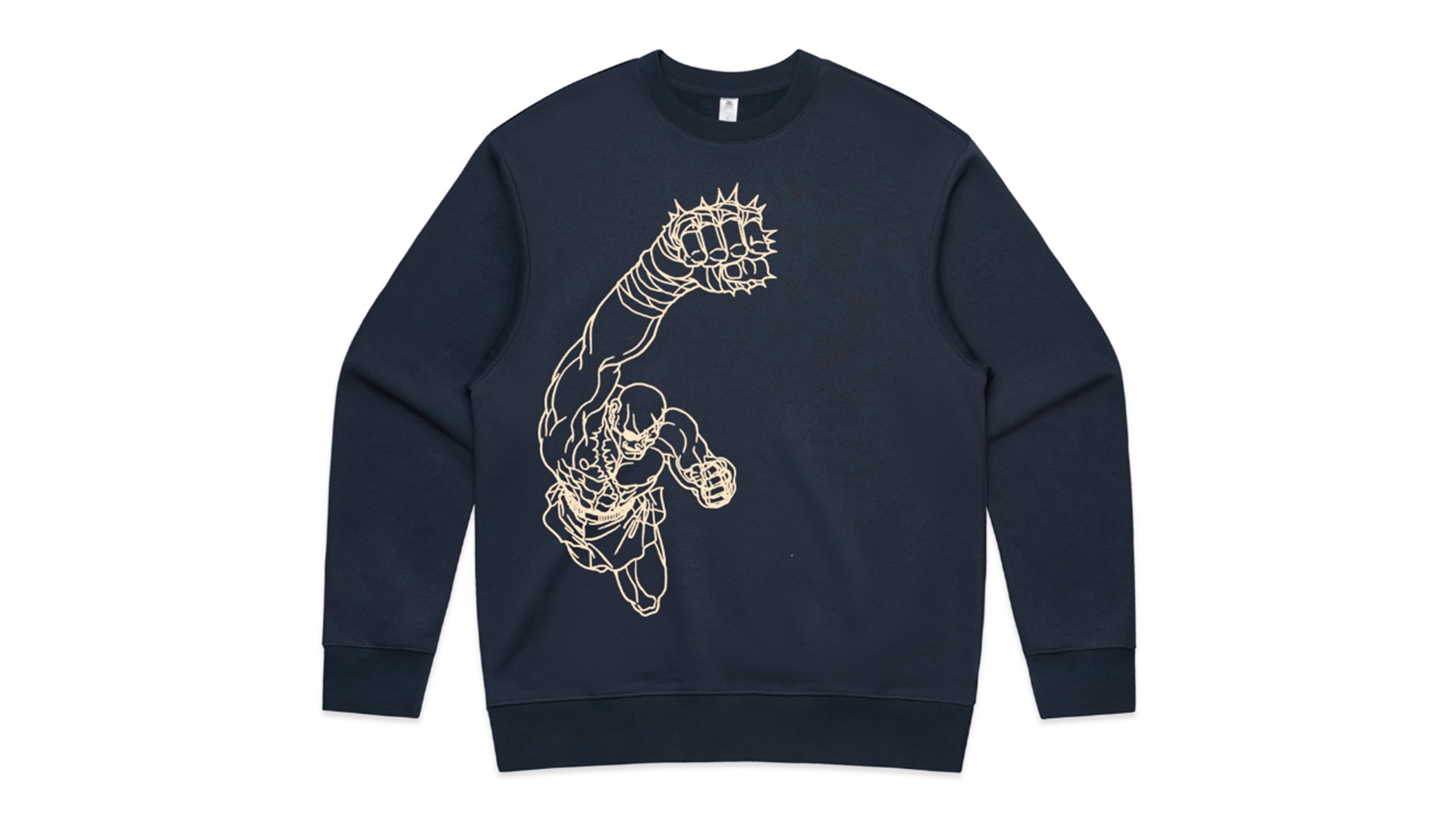 ストリートファイター 刺繍入りスウェット（タイガーアッパーカット/サガット）15,345円