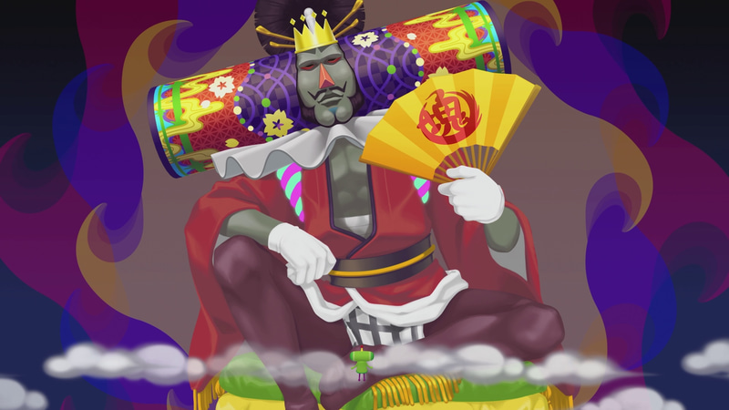 王様の衣装は今回もかなり派手だ