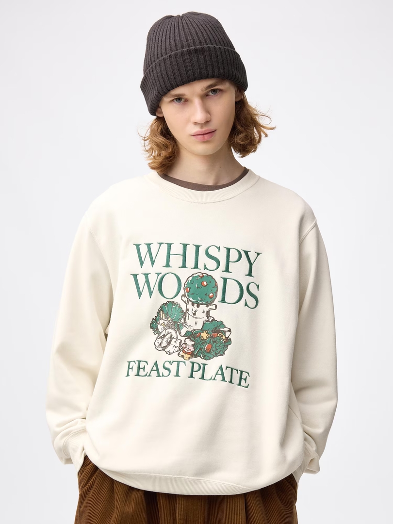 スウェットプルオーバー Kirby（カラー: 01 OFF WHITE）2,990円