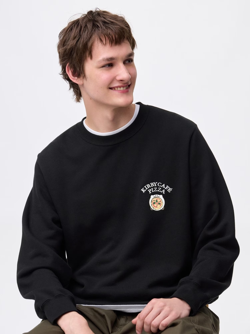 スウェットプルオーバー Kirby（カラー: 09 BLACK）2,990円
