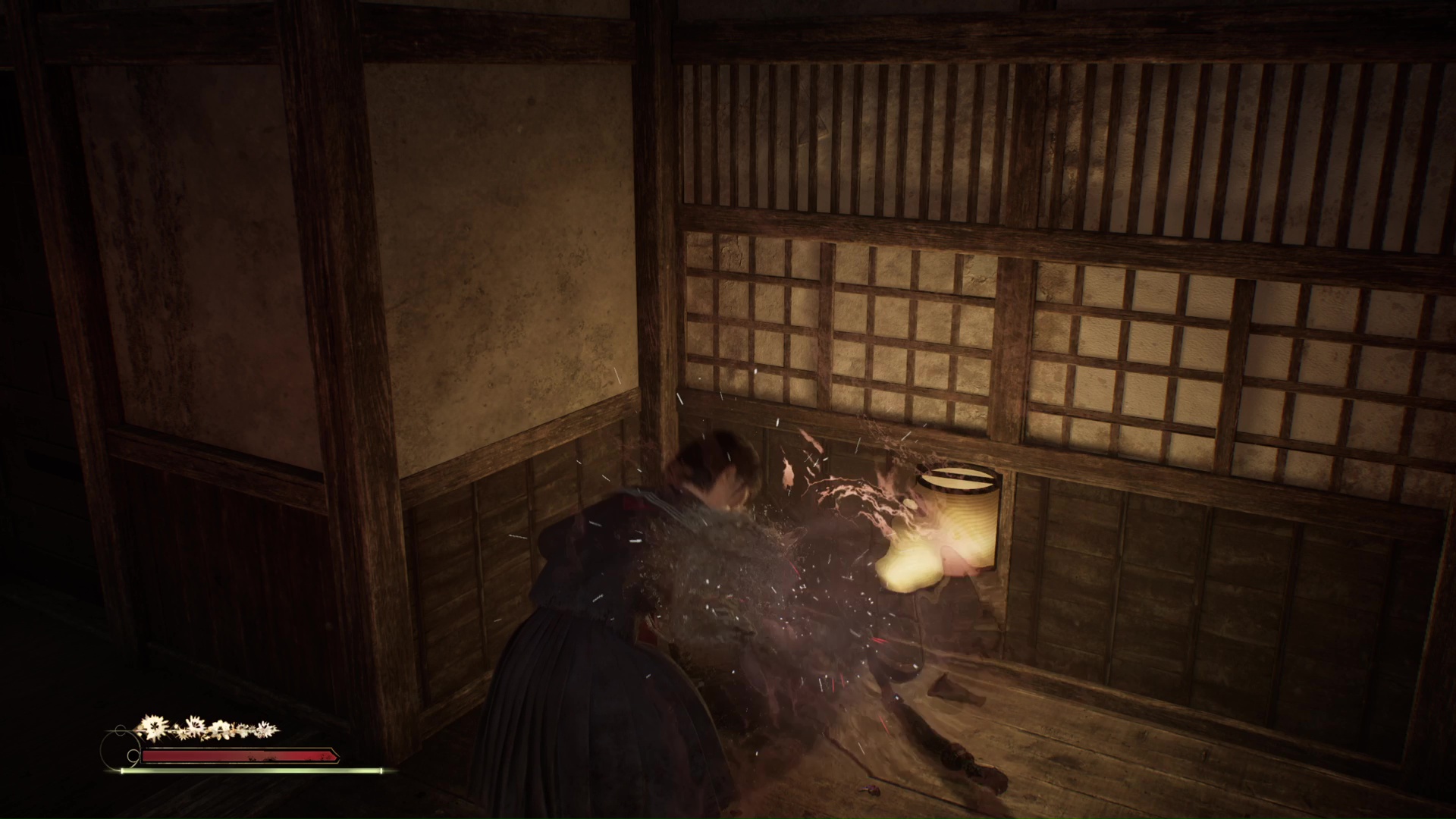 ダウンしている敵の魂を吸い込んで握りつぶす。吸魂中に別の敵から攻撃を食らってしまうと中断させられてしまうので、安全な状況で吸魂していきたい