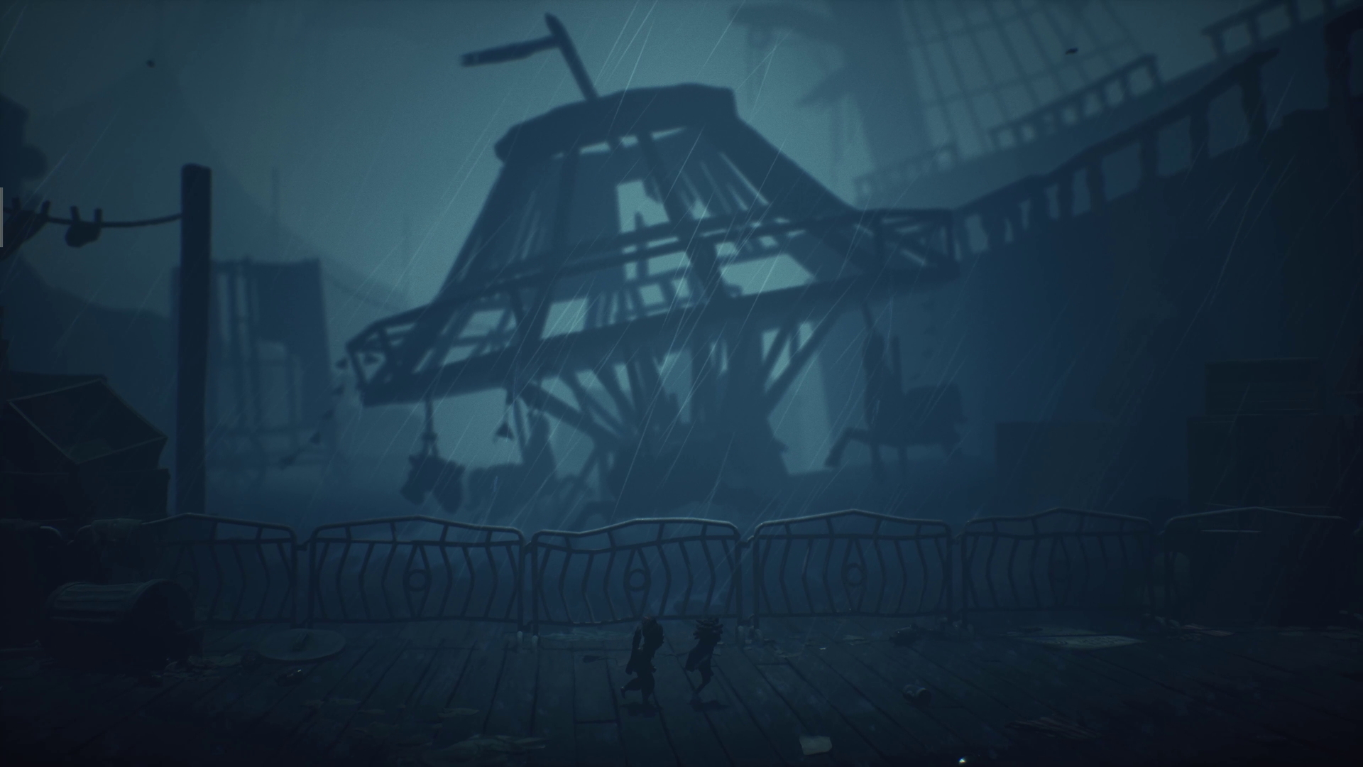 今回体験できたのは荒廃した遊園地をイメージしたステージ「カルネヴァーレ」。壊れたメリーゴーラウンドなど不気味なビジュアルの悪夢の世界