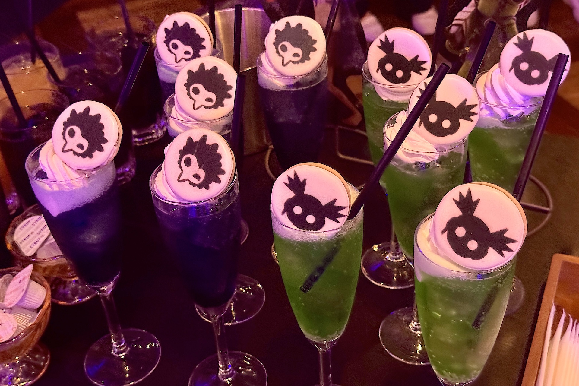 体験会場では、「リトルナイトメア3」の世界観をモチーフにした飲食類が用意された。どれも大変おいしゅうございました！