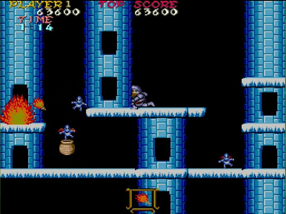 たいまつは着弾地点で燃える特徴を持つが、炎が消えるまで新たなたいまつを発射できなくなる