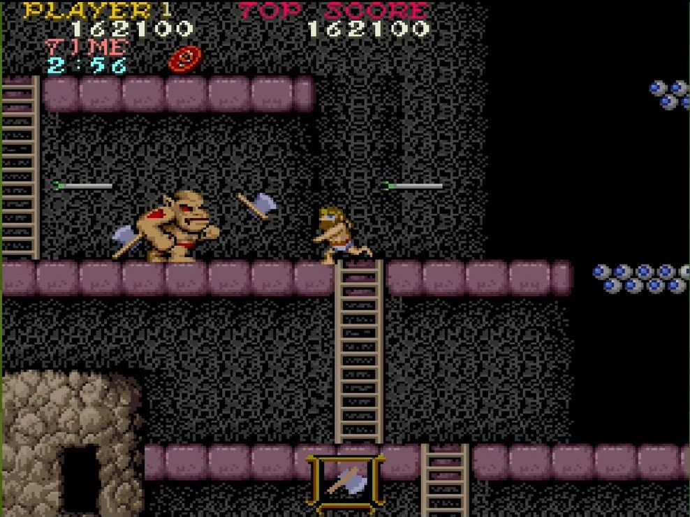 斧は敵を貫通するが、敵に接近されるほど不利になる感がある