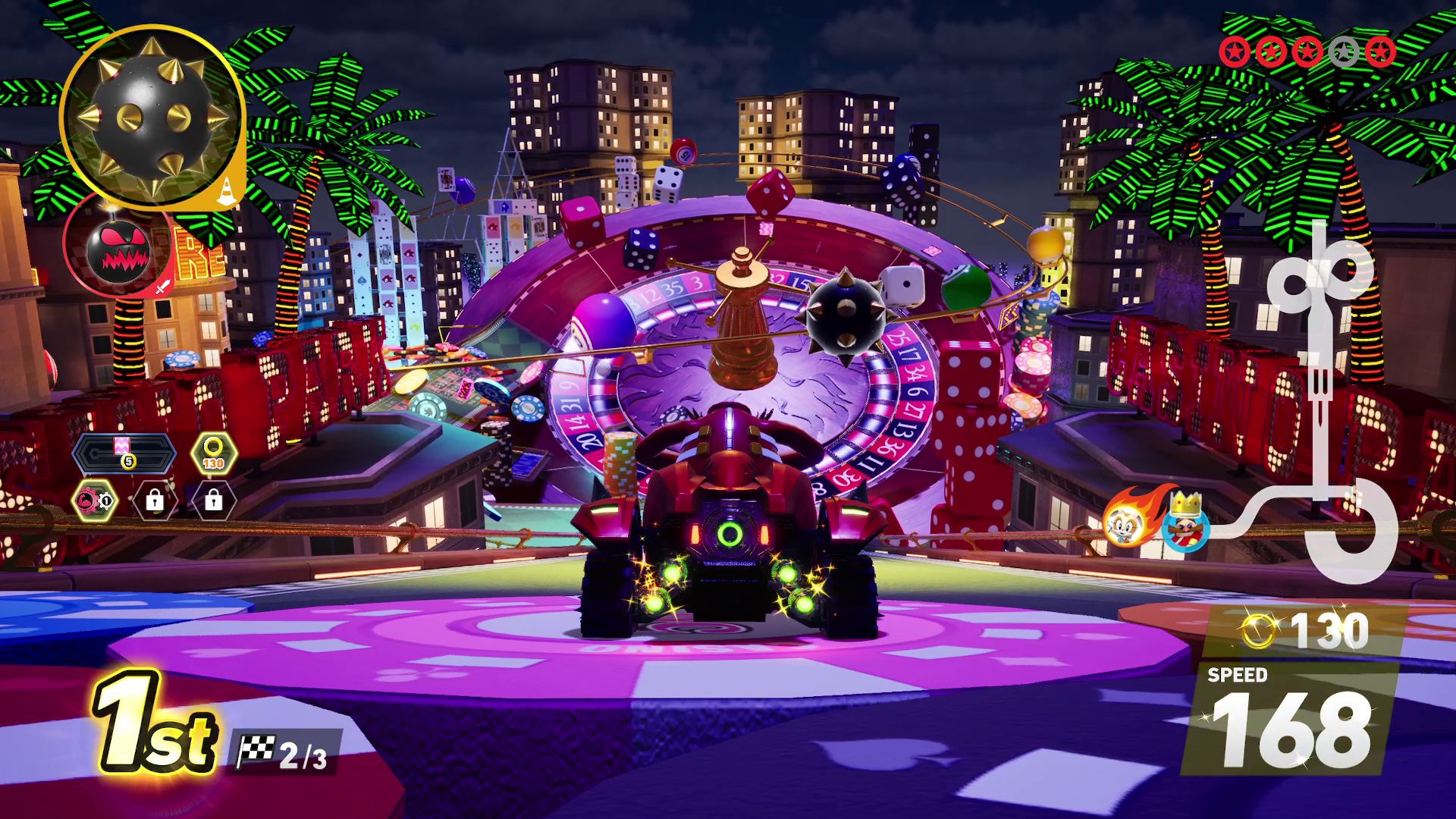 2ラップ目はクロスワールドとなり別の世界に飛び込む。この要素がプレーヤーを飽きさせない