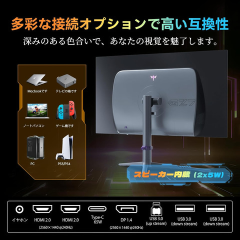 KTC G32P5 32インチ OLED ディスプレイ 4K 240Hz KTC G32P5のレビュー！4K/240HzとFHD/480Hzが切り替えられる最新