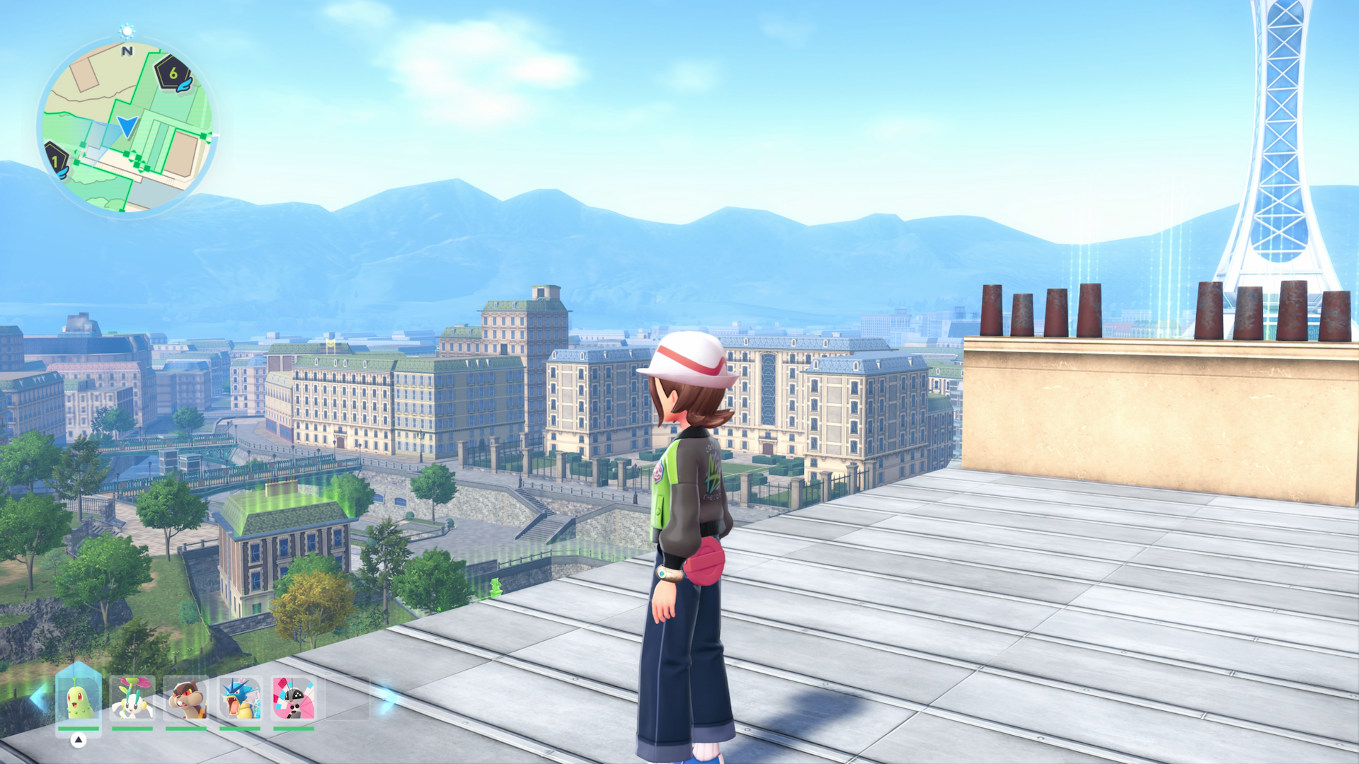 昼と夜で異なる顔を見せるミアレシティ