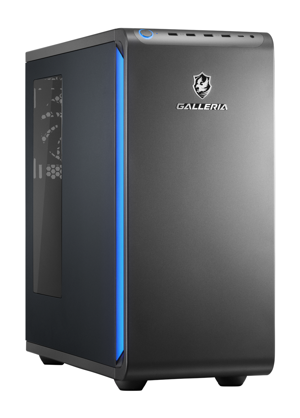 GALLERIA Xシリーズ（ゲーミング／ミドルタワー／ガンメタル×ダークグレー）