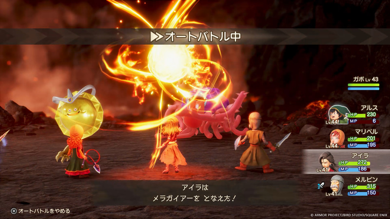 ターン制コマンドバトルだが、主人公と仲間に伝える作戦次第では、ターンでバトルを中断せず、そのまま戦い続けられる。また、バトルスピードの変更が可能なうえ、オートバトル機能も搭載