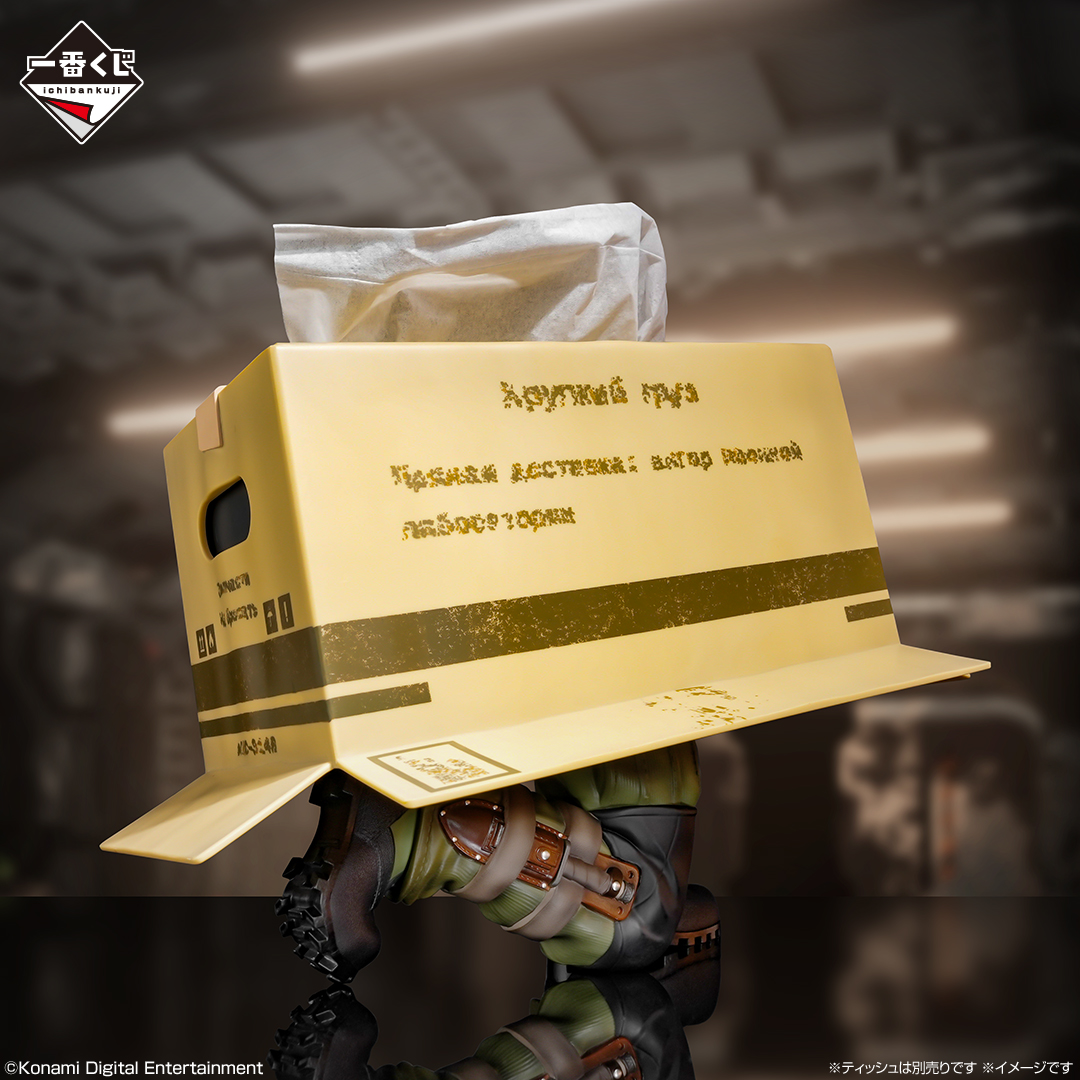 A賞：ダンボール潜入ティッシュケース