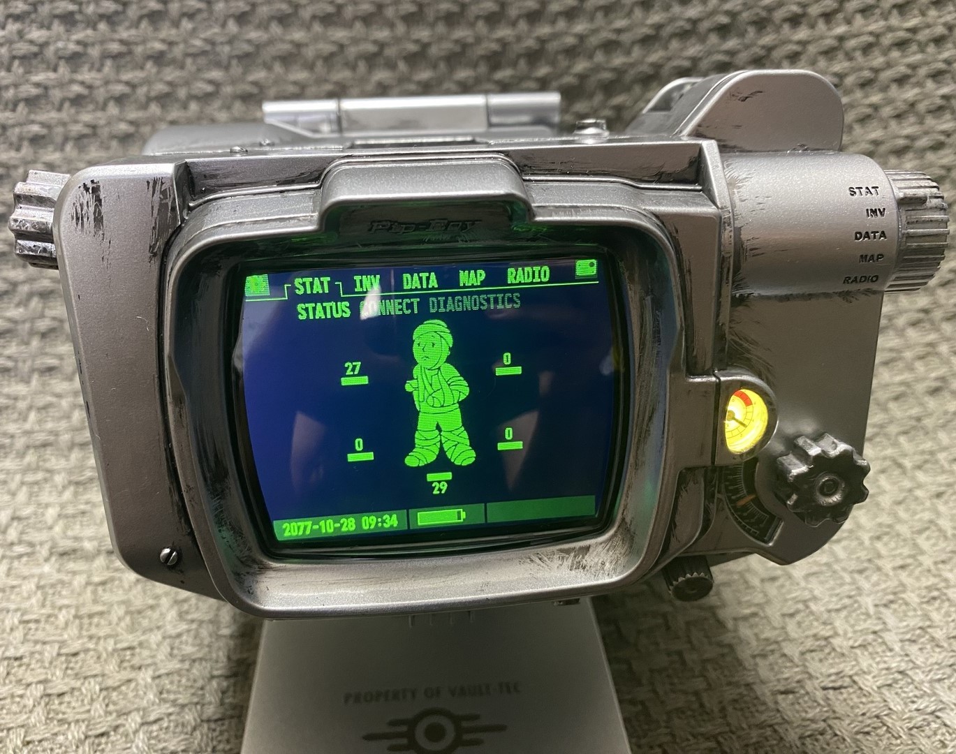 頭も含め右腕以外骨折している状態