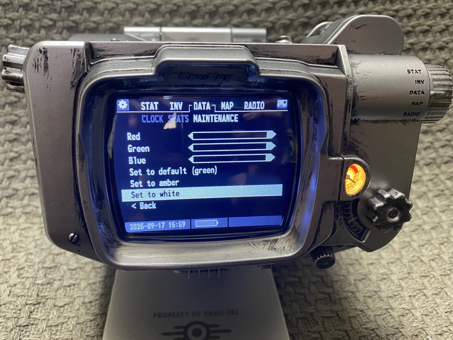 プリセットUI色ホワイト